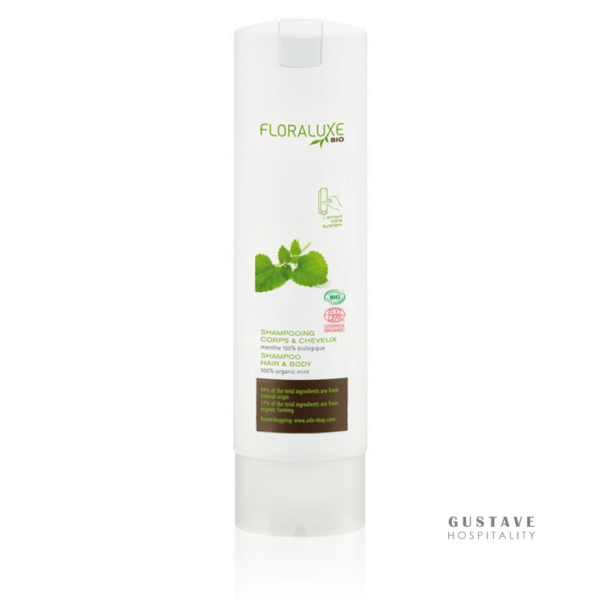 shampoing-corps-et-cheveux-floraluxe-bio-300-ml-label-ecocert-cosmos-organic-cosmebio-gustave-hospitality